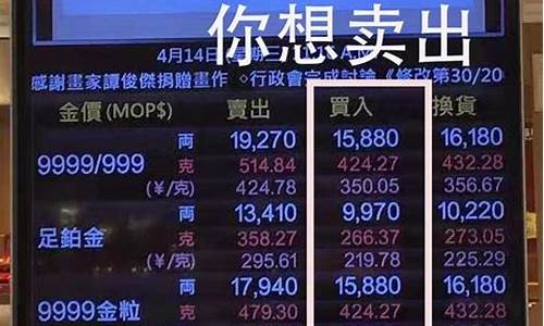 澳门金价在哪里查_今日价查询